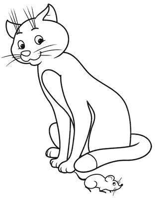 Кошки для детей нарисованные - картинки и фото koshka.top