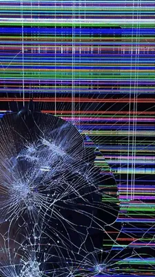 Фон футаж разбитого экрана телевизора background footage broken TV screen -  YouTube