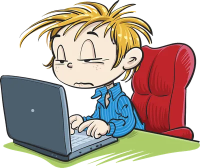Ребенок сидит за компьютером играет …» — создано в Шедевруме