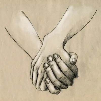 Руки вместе рисунок - 71 фото