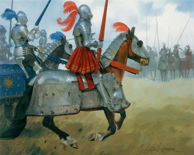 Рыцарь на коне рисунок карандашом - 62 фото