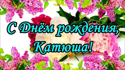 КАТЯ, С ДНЁМ РОЖДЕНИЯ!!! - Тулица