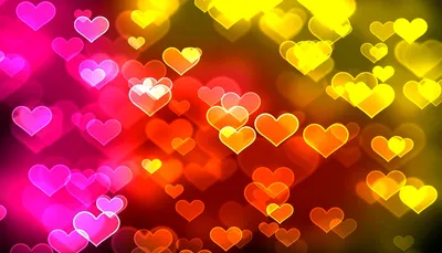 Любовь люблю сердечки много сердечек…» — создано в Шедевруме
