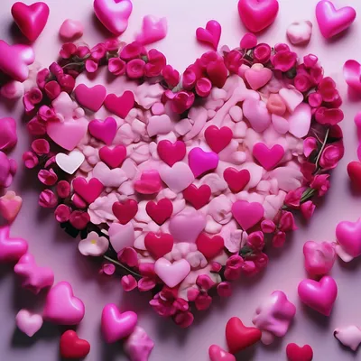 Любовные обои, много смайликов, сердечки, надписи я тебя люблю, котики,  розовый фон | Wallpapers.ai