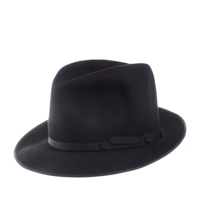 Шляпа федора BORSALINO 112836 ANELLO (черный) купить за 39390 RUB в  Интернет магазине | Страница 112836