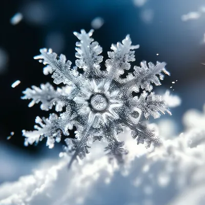 Красивые снежинки на белом фоне :: Стоковая фотография :: Pixel-Shot Studio