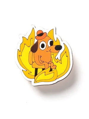 This is fine — Библиотека мемов