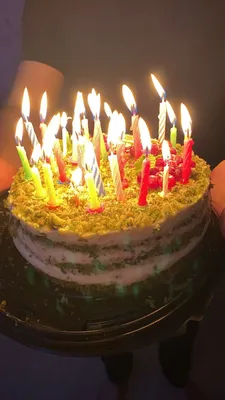 Торт со свечами | Торт, Свечки, Пастельные торты