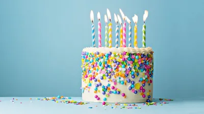 Торт со свечками 11 лет арт тё…» — создано в Шедевруме