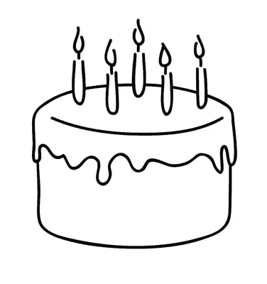 Торт с свечами , белый торт | Торт, Торт на день рождения, Белый торт