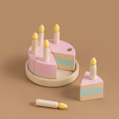 Торт с свечками» — создано в Шедевруме