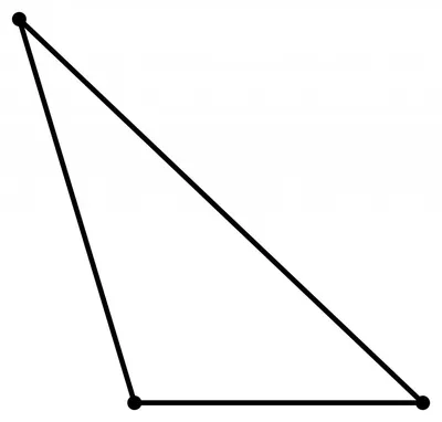 Тупоугольный треугольник рисунок - 82 фото