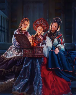 Работа — Три девицы под окном, автор Смолина Дария Алексеевна