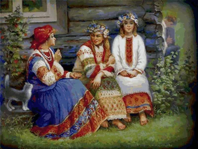 Девушек на Руси учили ремеслу с детства - Национальный акцент