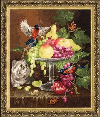 Картина «Ваза с фруктами» - Советская живопись купить в Москве | rus-gal.ru