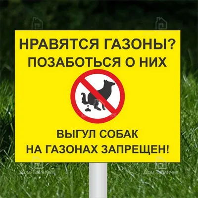 табличка Выгул собак запрещен из ПВХ, 150х200 мм, 15 см, 20 см - купить в  интернет-магазине OZON по выгодной цене (505729014)