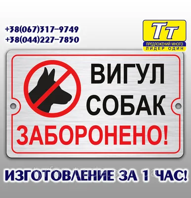 Знак Запрещено выбрасывать мусор, выгуливать собак, ведется видеонаблюдение  купить в Минске, цена