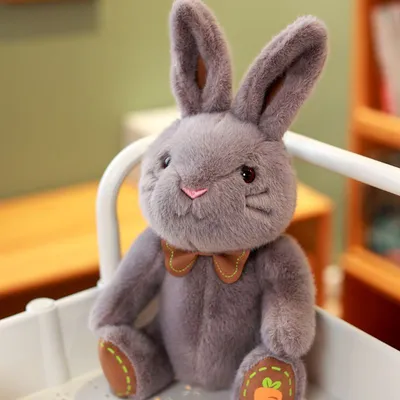 Мягкая игрушка «Зайчик с морковкой», цвета МИКС купить в Чите Средние  мягкие игрушки в интернет-магазине Чита.дети (7619091)