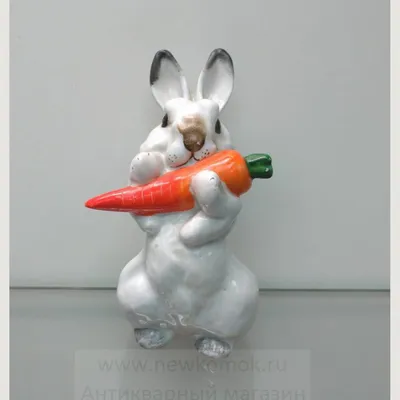 Зайчик с морковкой - Животные - Раскраски антистресс