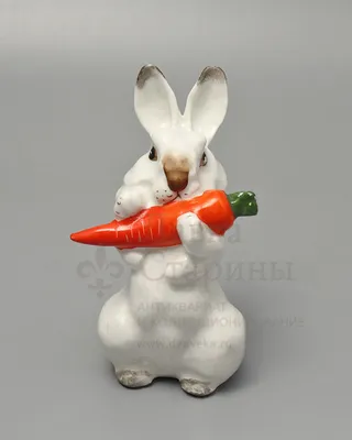 Купить Фигура садовая Зайчик с морковкой полистоун высота 60 см F01044  недорого по цене 2 340руб.|Garden-zoo.ru