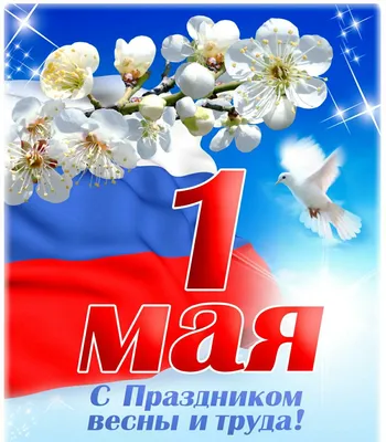 1 May, International Workers' Day / Workers' Day / Labour Day postcard /  Открытка 1 мая День весны и труда Stock Vector | Adobe Stock