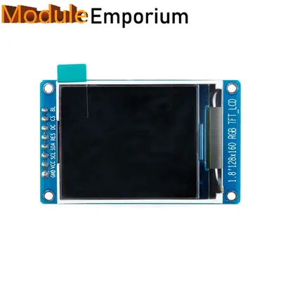 1.8\" TFT Display Module ST7735S 128x160 Arduino - YouTube