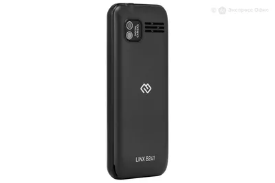 Мобильный телефон Digma LINX B241 32Mb черный моноблок 2Sim 2.44\" 240x320  0.08Mpix GSM900/1800 FM microSD max16Gb Черный — купить в Москве, цены в  интернет-магазине «Экспресс Офис»