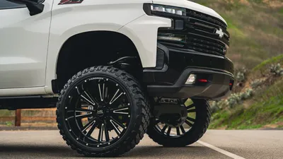 2021 Ford F-350 Super Duty with 24x12 -44 TIS 544BM and 35/12.5R24 Nitto  Terra Grappler G2 and Stock | Custom Offsets