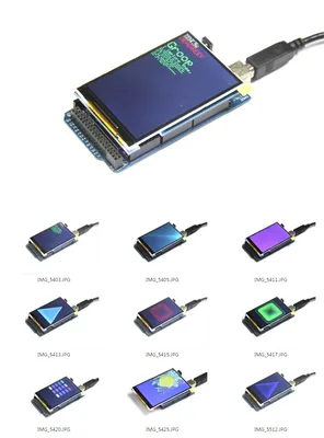 3.5'' 320x480 TFT LCD Arduino Shield, 8-bit Parallel, ILI9486 -  ElectroDragon
