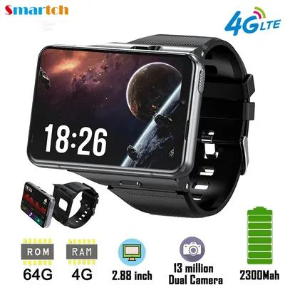 4G LTE Smart Watch Phone 2.88 Inch 480*640 Screen Detachable Watch Phone  RAM 4GB ROM 64GB 13MP Camera 2300mah Battery Smartwatch - AliExpress