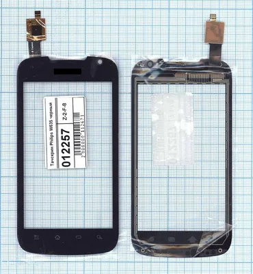 Запчасть для мобильного устройства HotComputers Сенсорное стекло (тачскрин)  для Philips W635 черное, Диагональ 4, 480x800 - купить по выгодным ценам в  интернет-магазине OZON (614220833)