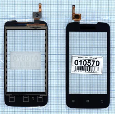 Сенсорное стекло (тачскрин) 4\", для Lenovo A390 черный, 480x800 | AliExpress