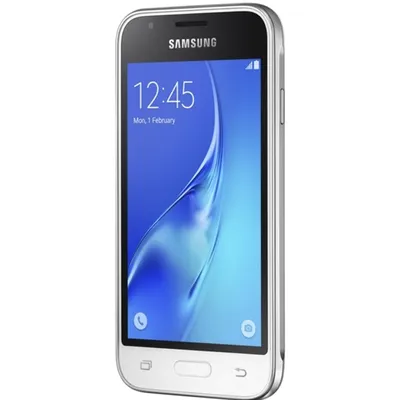Смартфон Samsung Galaxy J1 mini (2016) SM-J105 8Gb белый 4G 2Sim 4'' 480x800  Android 4.4 5Mpix WiFi - купить в интернет-магазине Индикатор, Крым