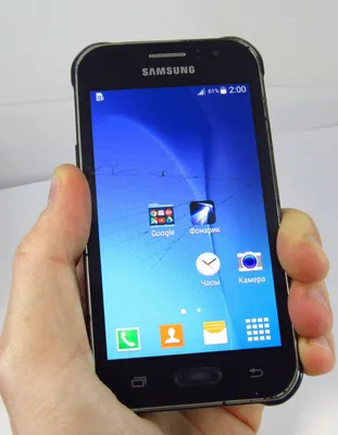 Смартфон Samsung Galaxy Trend (трещины на задней крышке), цена 38.39 р.  купить в Новополоцке на Куфаре - Объявление №220879075