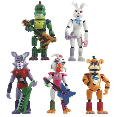 Five Nights At Freddys Action Figure Anime PVC Doll FNAF Puppet Nightmare  Chica Bonnie Foxy Freddy 5 Fazbear Bear Toys From Beimei20170708, $28.45 |  DHgate.Com