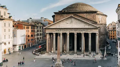 Image: The Pantheon in Rome, Italy - Monolithic Dome Institute