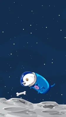 Download Wallpaper 640x1136 dog, space, flight, sky, bone, suit iPhone 5S,  5C, 5 HD Background | Dog wallpaper, Space dog, Cute wallpapers