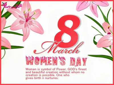Поздравления с 8 марта на английском. Greetings Happy Women's Day Wishes.  ТОП - 100