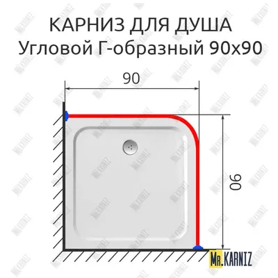 Душевой уголок Метакам Classic S 90х90 полукруглый 1/4, с высоким поддоном,  прозрачное стекло, белый купить в Москве цена Vanna-vanna.ru