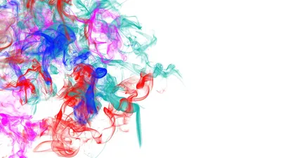 Абстрактные И Цветных 3d Формы На Белом Фоне Стоковые Фотографии |  FreeImages