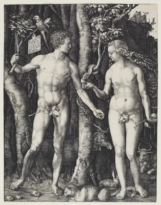 Adam And Eve With Their Sons, Cain by Print Collector