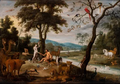 Eugène Delacroix | The Expulsion of Adam and Eve from Paradise (1844) |  Artsy