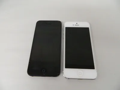 Lot of 2 - Apple iPhone 5 - Model A1429 - Good Condition - LOCKED - White  Black 885909599752 | eBay