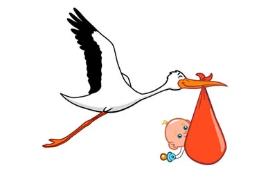 аист в полете рожает новорожденного PNG , аист, детка, летающий PNG  картинки и пнг рисунок для бесплатной загрузки