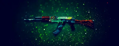 AK 47 Bloodsport RGB Wall Art – CS GO - Blasters4Masters