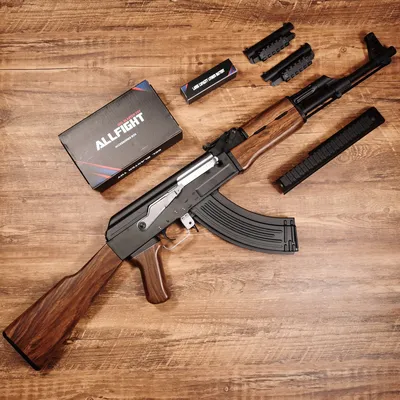 Миниатюрный стреляющий автомат АК-47 (1:4) купить в Москве и СПБ, цена  323111 руб. Доставка по РФ!