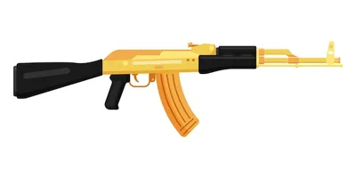 Gold Chrome Gun Skin Vinyl Wrap for AK 47 – GunWraps.com