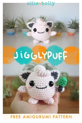 Free Jigglypuff Amigurumi Crochet Pattern - Ollie + Holly | Amigurumi  Crochet Patterns