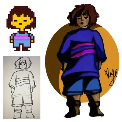 How to Draw Frisk | Undertale - YouTube