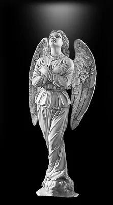 Скульптура ангела на могилу №6440 - VIP-Memorial